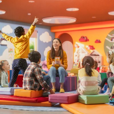 Cheerful Daycare Teacher