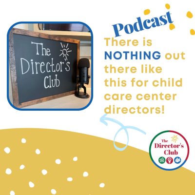 There is NOTHING out there like this for child care center directors!
