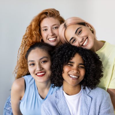 a group of young female teachers